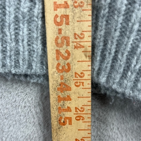 GAP XL Extra Large Wool Blend Sweater Brushed Pointe Heather Gray - Picture 14 of 16